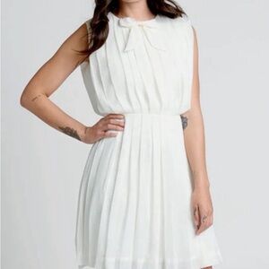 ModCloth The Pleat-est Things Mini Dress size L